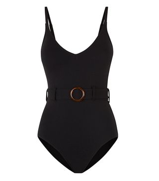 New Look + Black Belted Swimsuit