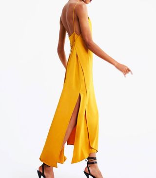 Zara + Slip Dress With Slits