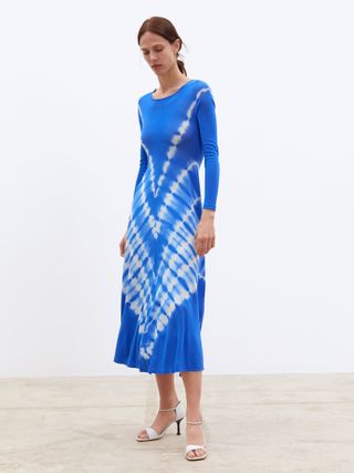 Zara + Knit Tie-Dye Dress