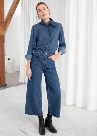 & Other Stories + High Rise Culotte Jeans