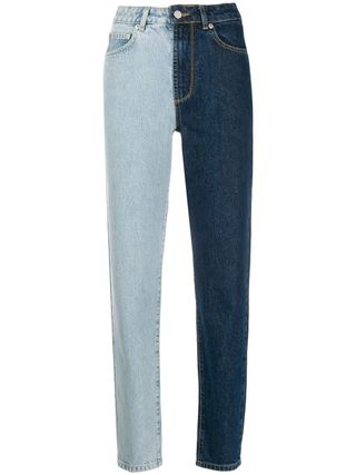 Fiorucci + Fiorucci Two Tone Slim-Fit Jeans