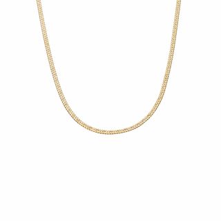 Daisy London Jewellery + Estée Lalonde Short Snake Chain Necklace 18ct Gold Plate