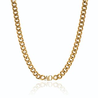 Abbott Lyon + Initial Choker (Gold)