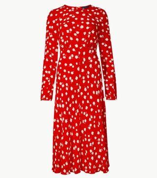Marks & Spencer Collection + Floral-Print Midi Dress