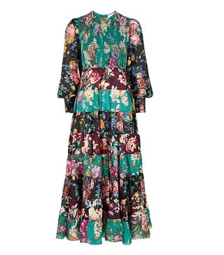 Zimmermann + Allia Floral-Print Silk Dress