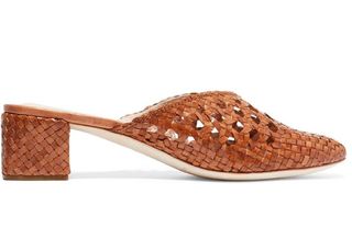 Loeffler Randall + Lulu Woven Leather Mules