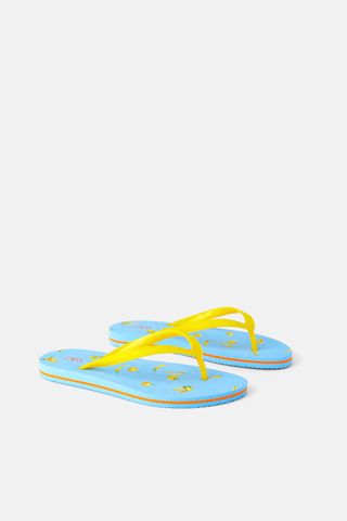 Zara + Flat Slides