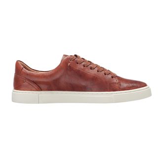 Frye + Ivy Low Lace Sneakers in Cognac Leather