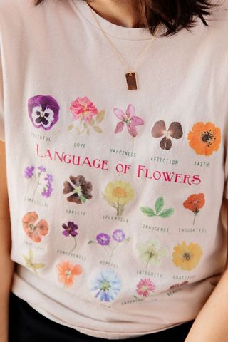 Urban Outfitters + Language of Flowers Chart Tee