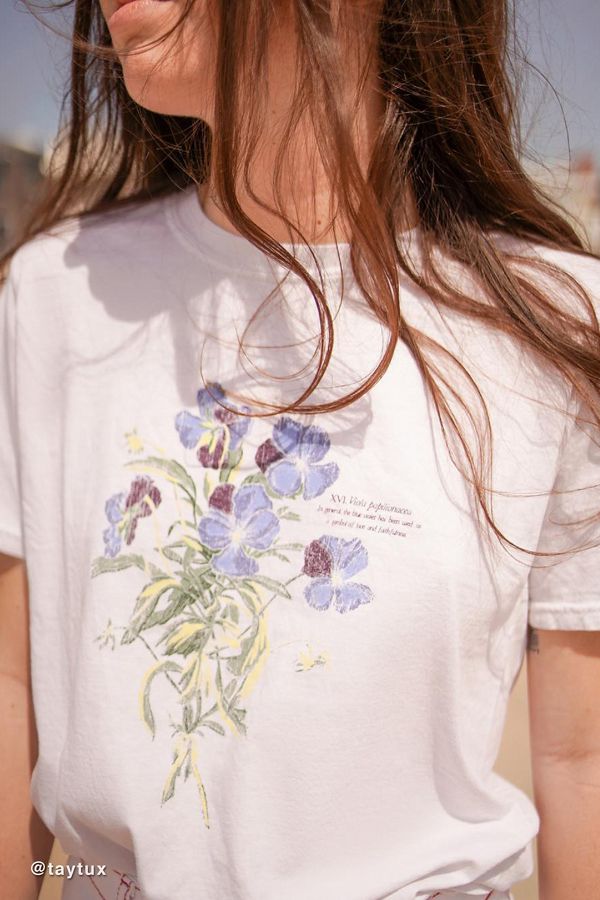 Project Social T + Blue Violet Crew Neck Tee