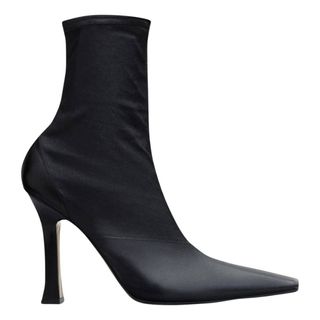 Celine + Madame Leather Ankle Boots