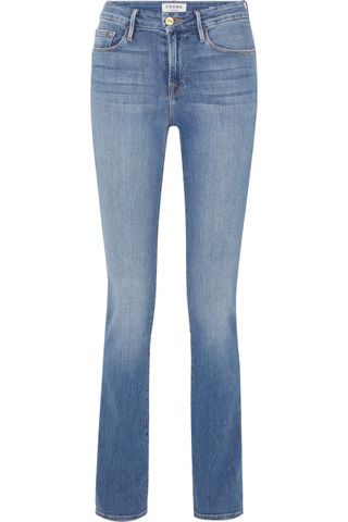 Frame + Le Mini High-Rise Bootcut Jeans