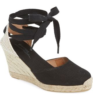 Soludos + Wedge Lace-Up Espadrille Sandal