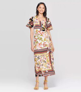Who What Wear x Target + Wrap Dress with Belt