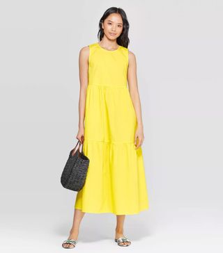 Who What Wear x Target + Tiered Maxi Dress