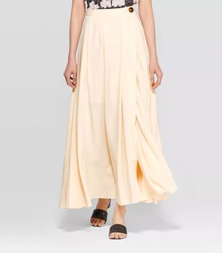 Who What Wear x Target + High Slit Maxi Skirt