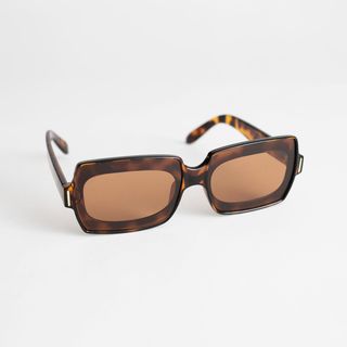 & Other Stories + Square Frame Sunglasses