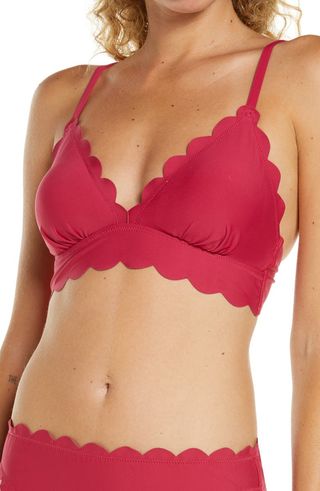 Chelsea28 + Scallop Triangle Bikini Top