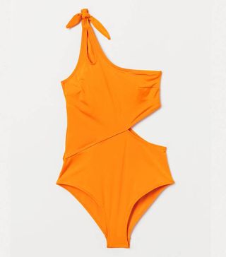H&M + One-Shoulder Swimsuit