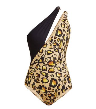 On the Island + Double Boa One-Shoulder Swimsuit