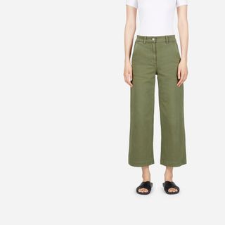 Everlane + The Wide Leg Crop Pant