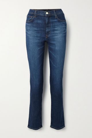 J Brand + Teagan High-Rise Straight-Leg Jeans