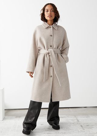 & Other Stories + Voluminous Belted Coat