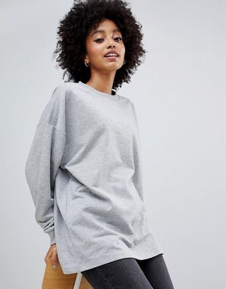 ASOS Design + Oversized Slouchy Lightweight Sweatshirt