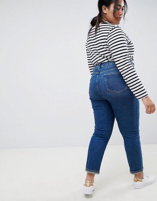 ASOS + Farleigh High Waisted Slim Mom Jeans