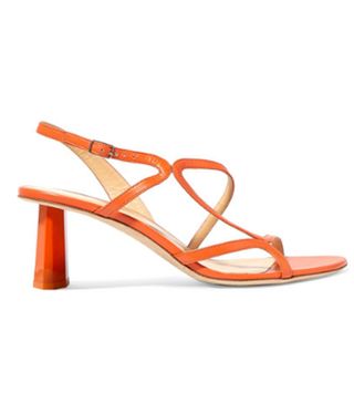 By Far + Brigette Leather Slingback Sandals
