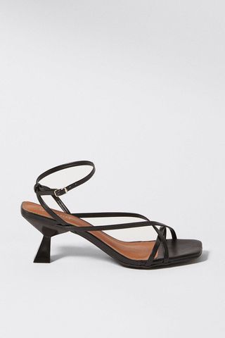 Warehouse + Strappy Heeled Sandal