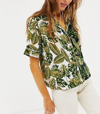 ASOS + Hawaiian Shirt in Mix and Match Print