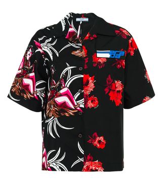 Prada + Floral Short-Sleeve Shirt