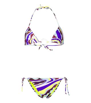 Emilio Pucci + Burle Print Triangle Bikini