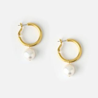 Orelia + Pearl Drop Earrings
