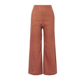 Faithfull the Brand + Scelsi Cropped Linen Pants