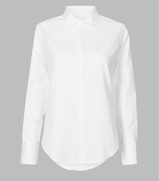Marks and Spencer + Pure Cotton Self Stripe Shirt