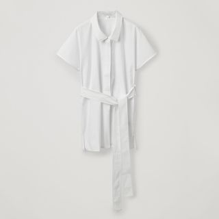 COS + Woven Belted Shirt