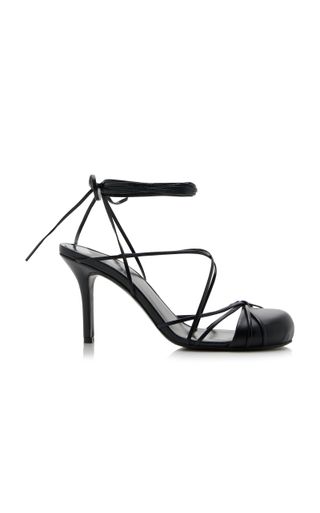 The Row + Joan Lace-Up Leather Sandals