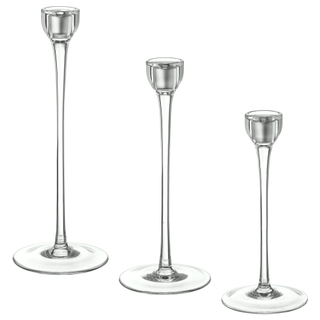 IKEA + Blomster Candlesticks, Set of 3