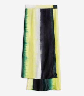Topshop Boutique + Tie Dye Pleated Skirt By Boutique