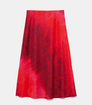Zara + Tie Dye Skirt