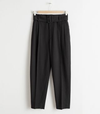 & Other Stories + Tapered Belted Trousers