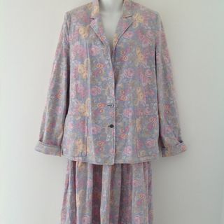Vintage Laura Ashley + 70's Floral Suit