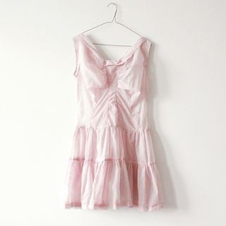 Vintage + Heather Blush Pink 1950s Dress