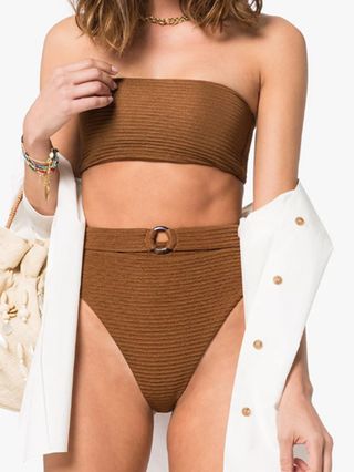 Juillet + Sari Bandeau Bikini Top