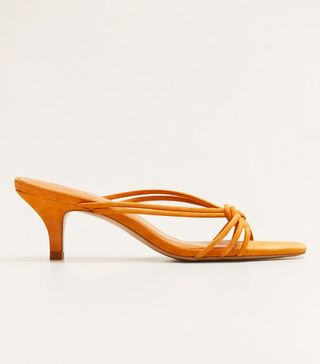 Mango + Leather Straps Sandals
