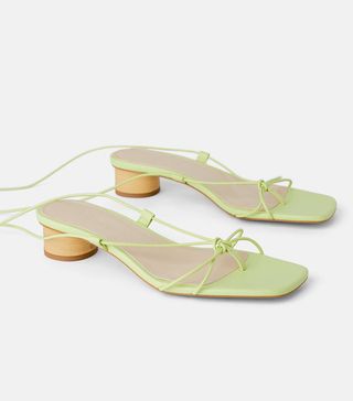 Zara + Strappy Heel Sandals