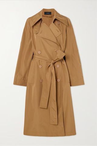 Joseph + Rainwear Chatsworth Belted Double-Breasted Shell Trench Coat