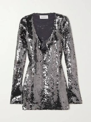 16arlington + Solaria Sequined Tulle Mini Dress